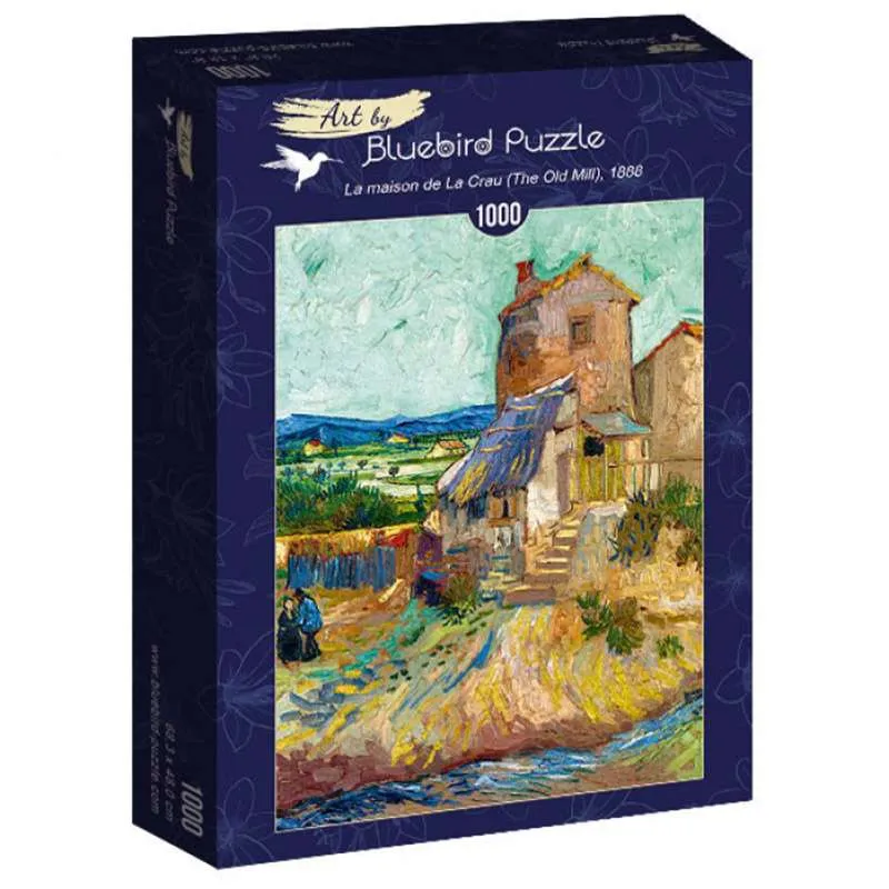 Bluebird Puzzle La casa de La Crau, The Old Mill, Van Gogh de 1000 piezas 60123