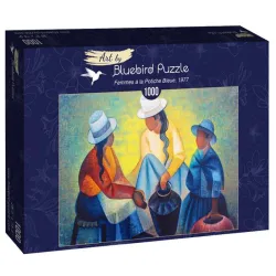 Bluebird Puzzle Mujeres con potiche azul, Toffoli de 1000 piezas 60140