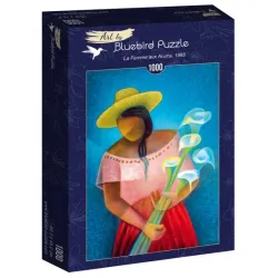 Bluebird Puzzle Toffoli, La mujer con Arums 1985 de 1000 piezas 60138
