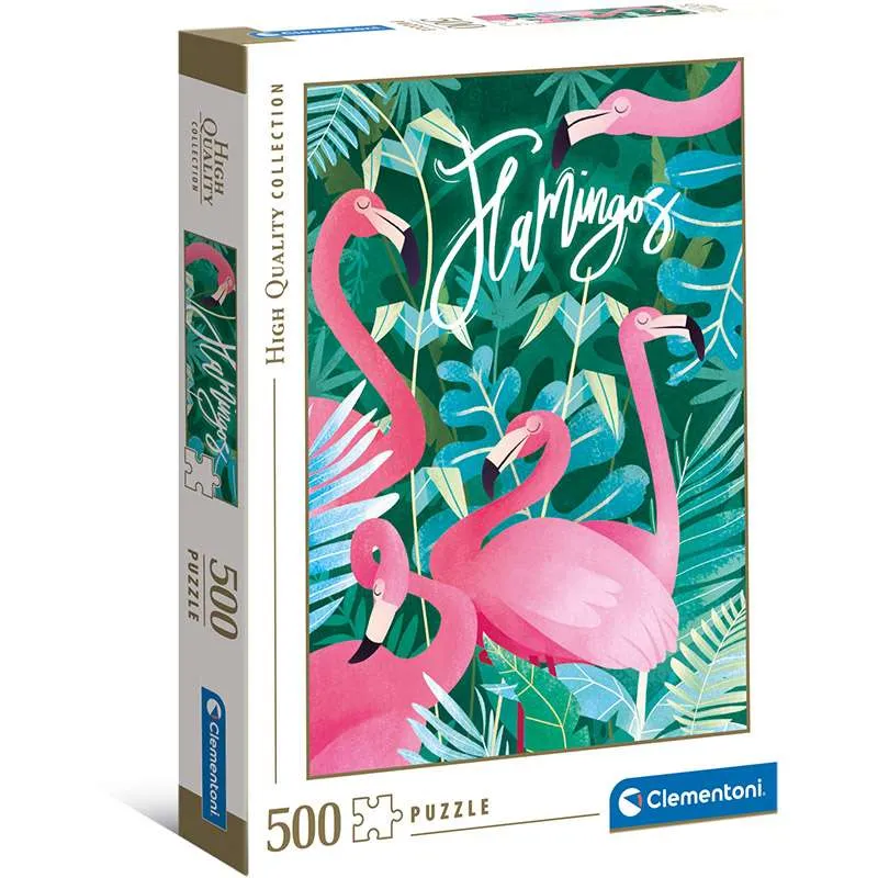Puzzle Clementoni Animales fantasticos Flamencos 500 piezas 35067