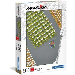 Puzzle Clementoni La marcha Mordillo de 500 piezas 35078