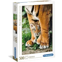 Puzzle Clementoni Cachorro de tigre de bengala 500 piezas 35046