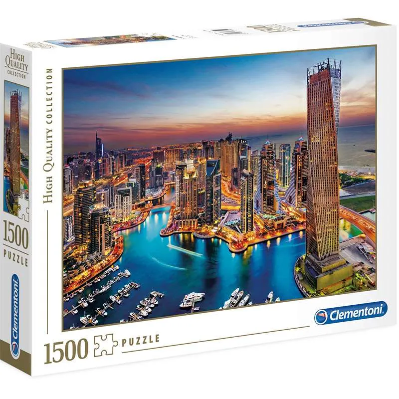 Puzzle Clementoni Dubai Puerto Deportivo 1500 piezas 31814