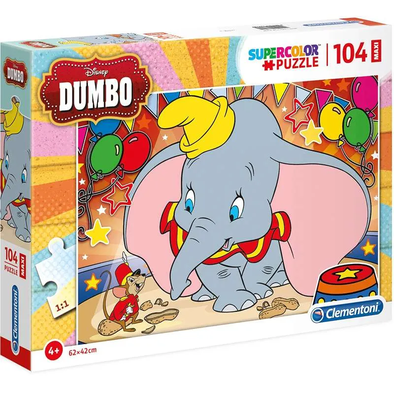 Puzzle Clementoni Maxi Dumbo 104 piezas 23728