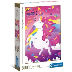Puzzle Clementoni Unicornio 500 piezas 35100