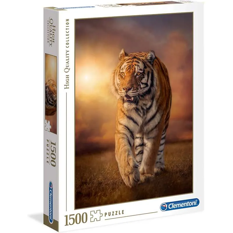 Puzzle Clementoni Tigre al atardecer 1500 piezas 31806