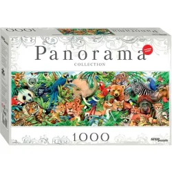 Puzzle Step Puzzle Panorama 1000 piezas Mundo animal 79402