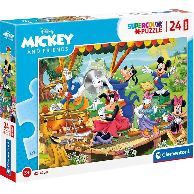Puzzle Clementoni Mickey y amigos Maxi 24 piezas 24218