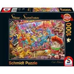 Puzzle Schmidt Cat mania de 1000 piezas 59979