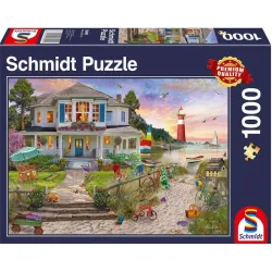 Puzzle Schmidt La casa de la playa de 1000 piezas 58990