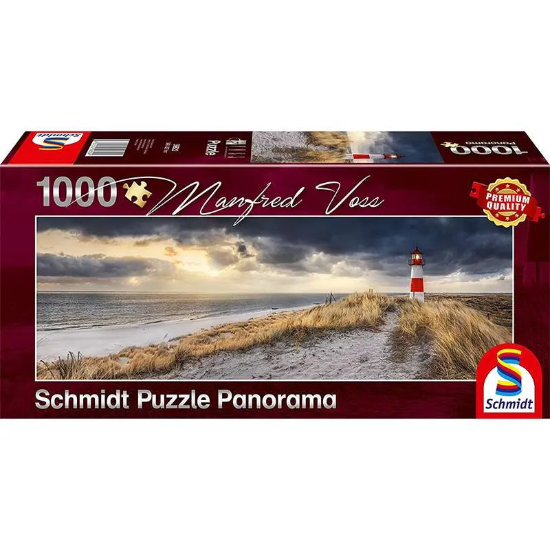 Puzzle Schmidt Panorámico Faro Sylt de 1000 piezas 59622