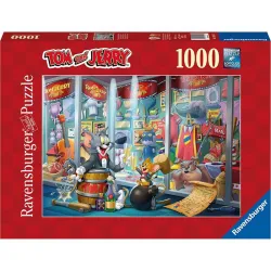 Puzzle Ravensburger Tom y Jerry, salón de la fama de 1000 Piezas 169252