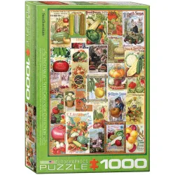 Puzzle Eurographics 1000 piezas Catálogo de semillas de vegetales 6000-0817