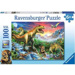 Puzzle Ravensburger La era de los dinosaurios 100 Piezas XXL 106653