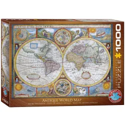 Puzzle Eurographics 1000 piezas Mapa del mundo antiguo 6000-2006