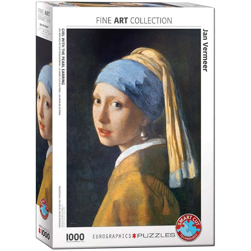 Puzzle Eurographics Fine Art Collection 1000 piezas La joven de la perla (Jan Vermeer De Delft) 6000-5158