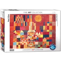 Puzzle Eurographics 1000 piezas Fine Art Collection Castillo y sol, Paul Klee 6000-0836