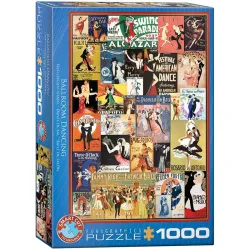 Puzzle Eurographics 1000 piezas Bailes de salón 6000-0936