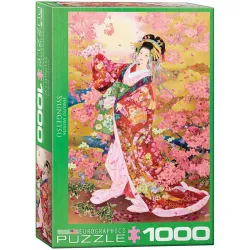 Puzzle Eurographics 1000 piezas Geisha Syungetsu 6000-0984