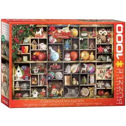 Puzzle Eurographics 1000 piezas Adornos de Navidad 6000-0759
