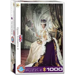 Puzzle Eurographics 1000 piezas La reina Isabel II de Inglaterra E6000-0919
