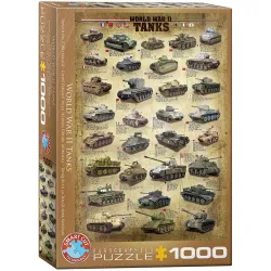 Puzzle Eurographics 1000 piezas Tanques Segunda Guerra Mundial 6000-0388