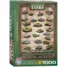 Puzzle Eurographics 1000 piezas Historia de los tanques 6000-0381
