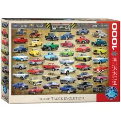 Puzzle Eurographics 1000 piezas Evolución de las camionetas Pickup 6000-0681