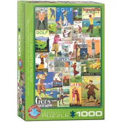 Puzzle Eurographics 1000 piezas Golf en el Mundo 6000-0933
