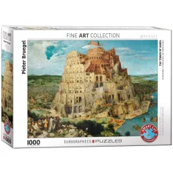 Puzzle Eurographics 1000 piezas La torre de Babel, Bruegel 6000-0837