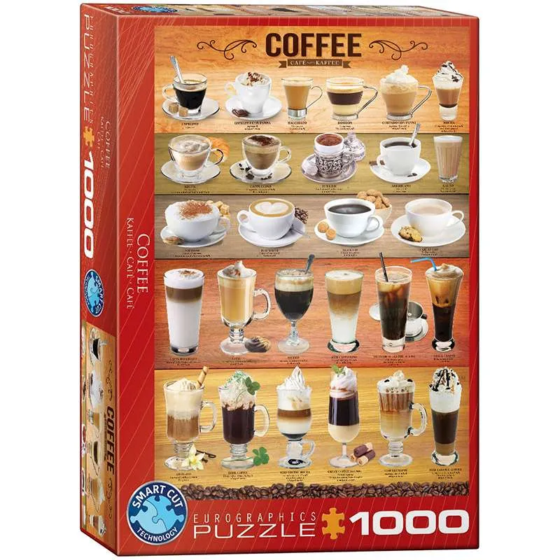 Puzzle Eurographics 1000 piezas Cafés 6000-0589