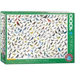 Puzzle Eurographics 1000 piezas El mundo de los pajaros 6000-0821