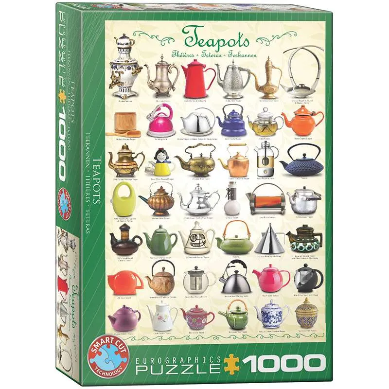 Puzzle Eurographics 1000 piezas Teteras 6000-0599