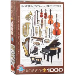 Puzzle Eurographics 1000 piezas Instrumentos de orquesta 6000-1410