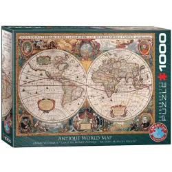 Puzzle Eurographics 1000 piezas Mapa del mundo antiguo 6000-1997