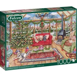 Puzzle Falcon 1000 piezas El conservatorio en Navidad 11275