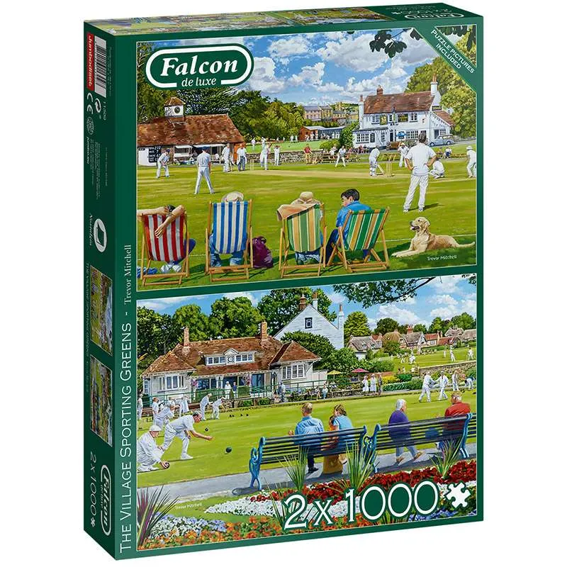 Puzzle Falcon 2x1000 piezas The Village Sporting Greens 11309