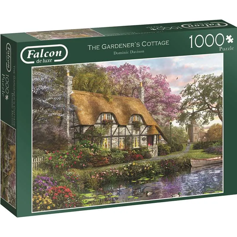 Puzzle Falcon 1000 piezas La cabaña del jardinero 11205