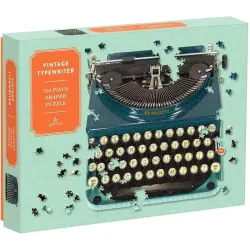 Puzzle Galison con forma de máquina de escribir vintage de 750 piezas