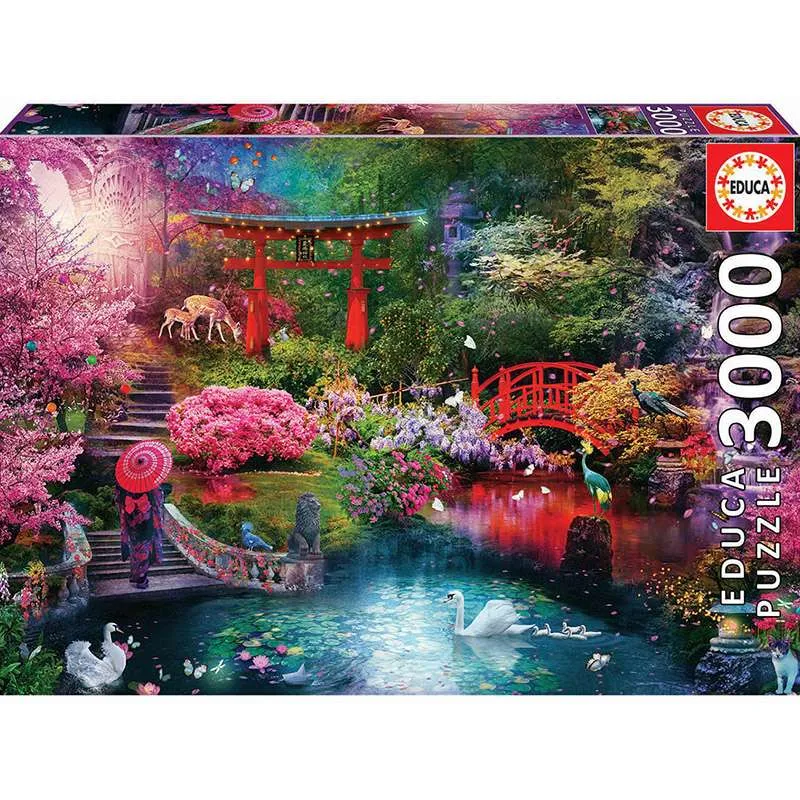 Educa puzzle 3000 Piezas Jardín Japonés 19282