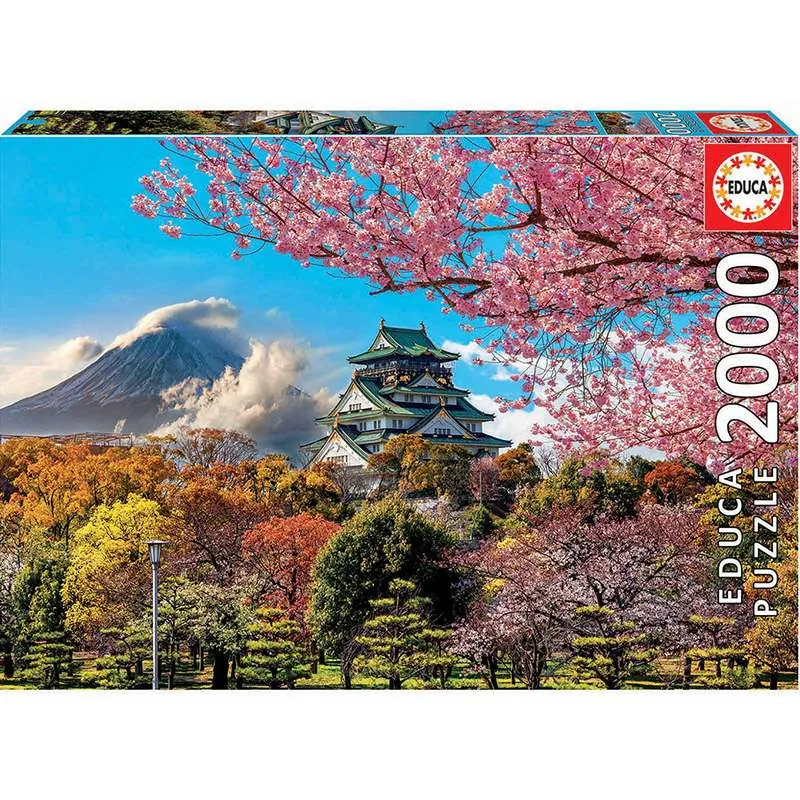 Educa puzzle 2000 Piezas Castillo de Osaka, Japón