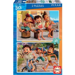 Educa puzzle 2x48 piezas Disney Luca 19180