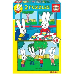 Puzzle Educa 2x48 piezas Simon 18890