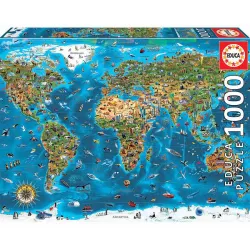 Educa puzzle 1000 Piezas. Maravillas del mundo 19022