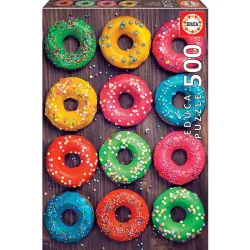 Educa puzzle 500 Piezas. Donuts de colores 19005