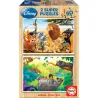 Educa supe puzzle madera 2x50 piezas Disney Animals Friends 13144