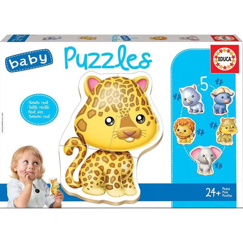Educa puzzle baby Animales Salvajes 14197