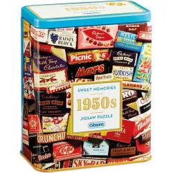 Puzzle Gibsons 500 piezas Caja lata dulces memorias años 50 G3830