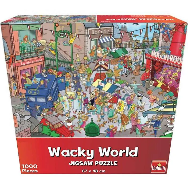 Puzzle Goliath Wacky World de 1000 piezas París 919242