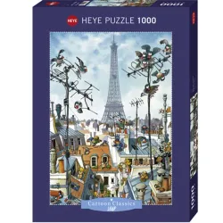 Puzzle Heye 1000 piezas Cartoon Classic Torre Eiffel 29358